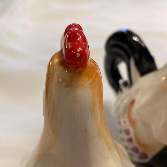 Vintage Napco Japanese Rooster, Hen Salt & Pepper, Cream & Sugar Set - Picture 14 of 15